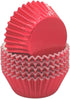 Bright Red Foil Cupcake Liners, Standard Sized Baking Cups, 120-Count for Party and Wedding