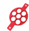 Flip N Cook Silicone Pancake Mold, Flip'n'cook Pancake Maker (Red-Round)