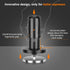51mm Calibrated Espresso Tamper with Adjustable Pressure Feature, Anodized Aluminum Handle and Stainless Steel Base