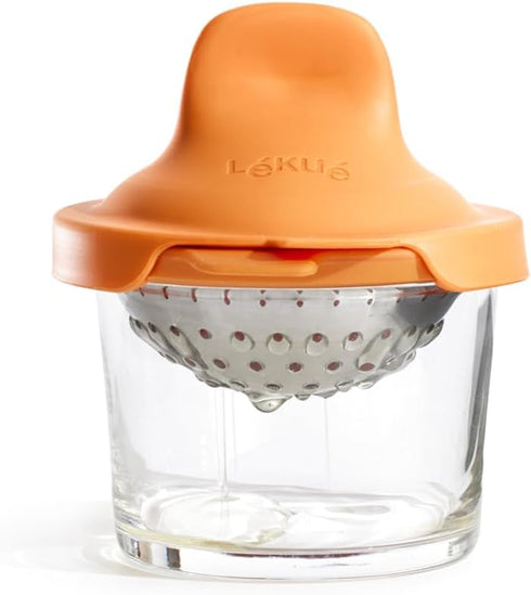 Lekue Poached Egg Maker, Poached Egg Cooker Set of 2, Orange