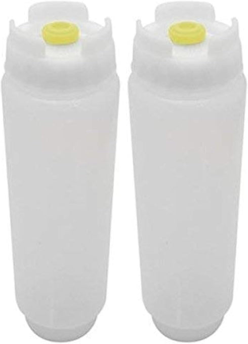 FIFO - 16 oz Squeeze Plastic Bottle for Kitchen (2-Pack)