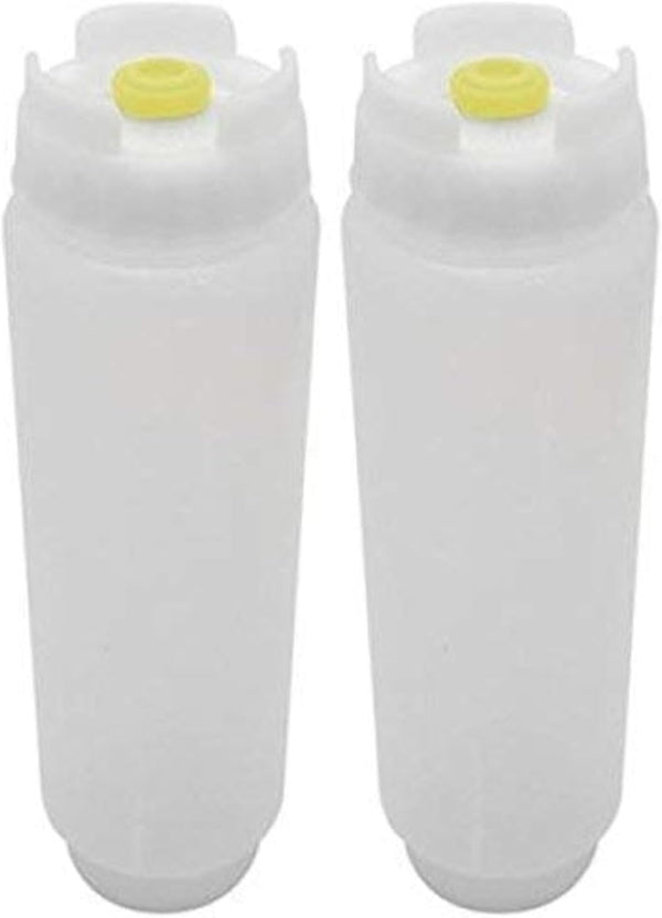 FIFO - 16 oz Squeeze Plastic Bottle for Kitchen (2-Pack)