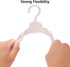 20 Pcs Doll Hangers for 18 inch Doll Clothes, Sturdy Accessories, Safe ABS Plastic (10 Pink and 10 White)