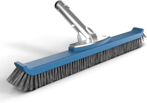 KEMANO Heavy Duty Pool Brush Head: Industrial-Grade Grit Non-Metal Stiff Bristles &