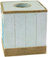 Avanti Linens Beachcomber Collection Tissue Box Cover, Guest Bathroom Essentials, Beach Inspired Home Decor