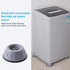 MWELLEWM Shock and Noise Cancelling Washing Machine Support, Anti Slip Anti Vibration Rubber Feet Pads