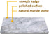 LUANT Counter, 10-1/4" 6-1/4" Rectangular Marble Vanity Tray for Bathroom, Dresser, Nightstand or Desk, x