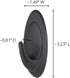 Command Outdoor Hooks, 2 Hooks and 4 Strips, Damage-Free Hanging Wall Decor with Weather Resistant Strips, Holds 3 lb