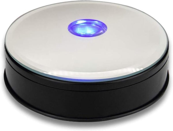 FANZI LED Motorized Turntable Display Light Base for Theme Exhibition, Window Display, Acrylic,