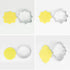 10 PCS Cookie Cutters Set, Plaque Frame Fondant Tiles Biscuit Cutter Molds for Cookie Fruit Shapes