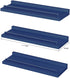 Set 3 RYOFOBETTO Floating Shelves, Bathroom Decor Shelves Over Toilet, Farmhouse Wall Shelves for Living Room, Bedroom