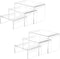 Cerpourt 2 Sets Acrylic Display Risers(4",5",6") Product Stand ((4"x5"x6") Clear Risers)