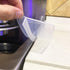 Silicone Stove Counter Gap Cover - Transparent 25" Long Kitchen Counter Gap Filler, Set of 2