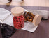 2Pcs 300ml/10oz Clear Glass Bottles with Cork Stopper - Empty Refillable Storage Container for Dry Food Goods