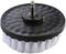 1 Pcs 5" White Drill Brush Attachment for Cleaning Carpet, Leather, and Upholstery Kit