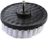 1 Pcs 5" White Drill Brush Attachment for Cleaning Carpet, Leather, and Upholstery Kit