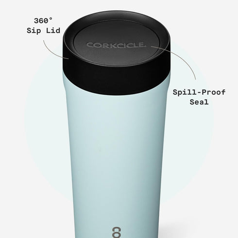 Commuter 18 360 17 oz Corkcicle Cup Travel Mug - Insulated Coffee Mug with Lid - Keeps Drinks Cold Hours - Spill-Proof