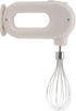 Wynboop Electric Hand Mixer, Mini Household Cordless Frother, Automatic Eggbeater, Double Stick Beer Foam Maker, White,