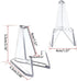 5Pcs Transparent Acrylic Stands, Coin Display Stand Easel Holder for Collectable Medals and Cards