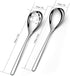6-Piece Serving Spoons Set, Stainless Steel Serving Tablespoons, 9.4 Inches Large Serving Spoon for Buffet Parties