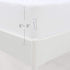 Queen Size Box Spring Cover with Smooth Elastic Woven Material, Dustproof, Washable, White, Wrinkle & Fading Resistant