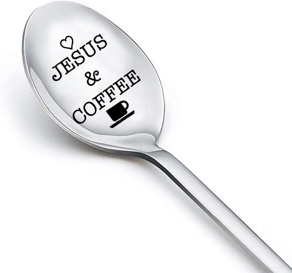 Coffee Spoon for Mom Dad Birthday Gifts for Women, Christmas Gifts for Men, Son, Daughter, Coffee Lovers