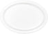 Carlisle FoodService Products Displayware Plastic Catering Platter, 21" x 15", White