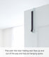 Yamazaki Over The Door Hooks, Alloy Steel, Folding Hanging Coat Rack, Black 7162