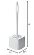 Commercial 15" Rubbermaid Products Toilet Brush, White, Toilet Bowl Brush for Bathroom, Professional/Janitorial Scrub