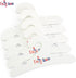 Emily Rose Value 5 Pack Painted White Wooden Doll Clothing Hangers - 18" for 16-inch - 18-inch Doll Clothes