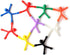 Refrigerator Magnets, 10pcs Mini Man Flexible Fridge Magnets, Cute Rubber for Office Fun