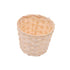 SAFIGLE Bamboo Desk Paper Wastebasket Straw Basket Weaving Organizer, Small Finishing Basket