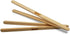 Weber's Wonders Set of 2 Reusable Bamboo Toast Tongs, 8 Inch Long Wooden Kitchen Utensil for Cooking & Holding
