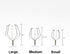 10 Pack Set Vertical Air Plant Holder (Suction Cup, Stainless Steel Tillandsia Air Plant Planter) A Unique of Air Plant
