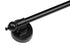Magnetic Curtain Rods, Adjustable Multi-Use Appliance for Metal Doors and Windows, 16-28 Inch, Black, 4 Pack