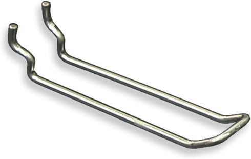 Azar 701140 Safety Metal 4-Inch Loop Hook, 50-Piece Set