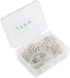 50 Pieces Upholstery Tacks - Twist Pins for Slipcovers and Bedskirts with Clear Head Screw Nail