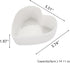 WHJY Set of 2 Cute Heart Shaped Bowls,White Candy Dish, Cute Candy Bowl for Valentines Day, Date Night by WHJY