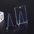 10 Pack of Acrylic Card Stands by Pro-Tec Accessories, Crystal Clear Transparent Mini Easel, 3.4 x 2.5 Inch