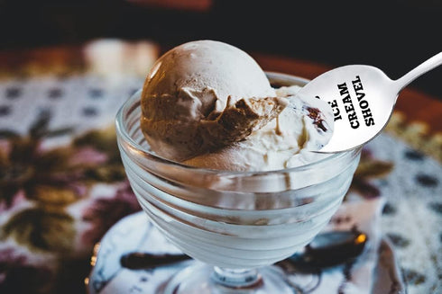 Birthday Christmas Gift for Dad, Ice Cream Spoon, Unique Dad's Day Gift for Fathers Day from Daughter, Son