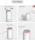 Plant Humidifier, 350ml USB Mini Humidifier for Plants, Small Humidifier with Night Light, Cool Mist for Indoor Use