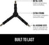 Gorilla Grip Bed Sheet Straps, Adjustable Elastic Fasteners with Metal Clips, Keep in Place Fitted Bedding Holder, Easy Install Suspenders Mattresses, Firm Tight Accessories, 8 Pack Black