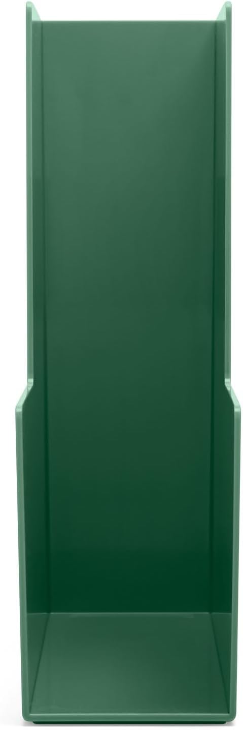 Poppin Magazine Holder, Durable Hard Plastic File Organizer, Multiple Colors Available