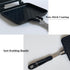 Double Sided Frying Pan, Non-Stick with Heat-Resistant Handles, Multifunctional Breakfast Pan, 5.5 Inches