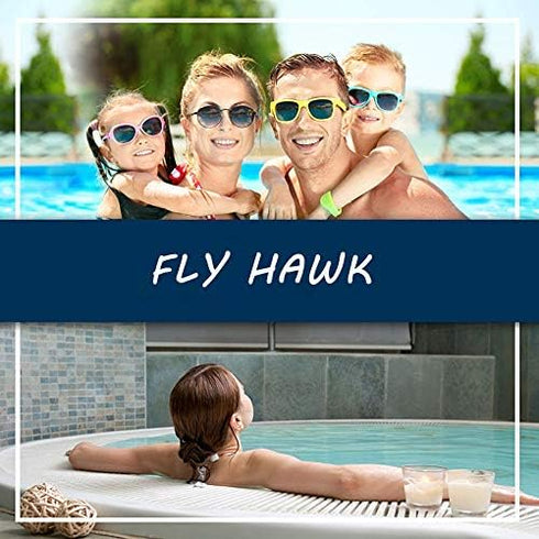 FLY HAWK Swimming Brush,18" Pool Wall Tile Polished Aluminum Back Pool Scrub Brush Head Designed for Cleans Walls