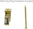 Brass Vinyl Coated Plate Hangers, Set of 4 Pcs, 10 to 14 Inch, Hook and Nail Included