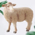 Kisangel Realistic Merino Sheep Figure, Small Lamb Farm Animals Model, Plastic Barn Figurines for Collection Desk