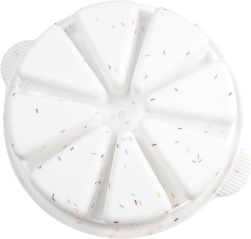 Silicone Scone Pan for Baking, 8-Slot Wedge Pan for Scones, Cornbread, Polenta, or Biscuits, BPA Free