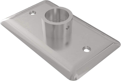 HEATGENE 2401 Wall Plates, Mirror Polish, Compatible with HEATGENE Towel Warmers (HG-R64135, HG-R64136, HG-R64137)