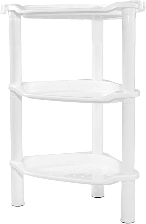 3 13.5 10 26 Inches, 3 Tier Shower Caddy Organizer Shelf Corner, x x Rustproof, Plastic Shower Rack Stands for Inside